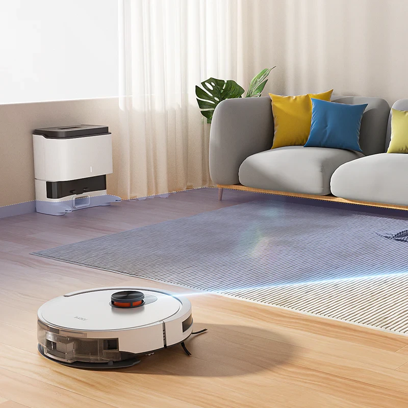 7Vac Roidmi Xiaomi ROIDMI EVE CC Vacuum and Mop Cleaner with Cleaning Base, Baltas Damaged Box (Pažeista pakuotė)