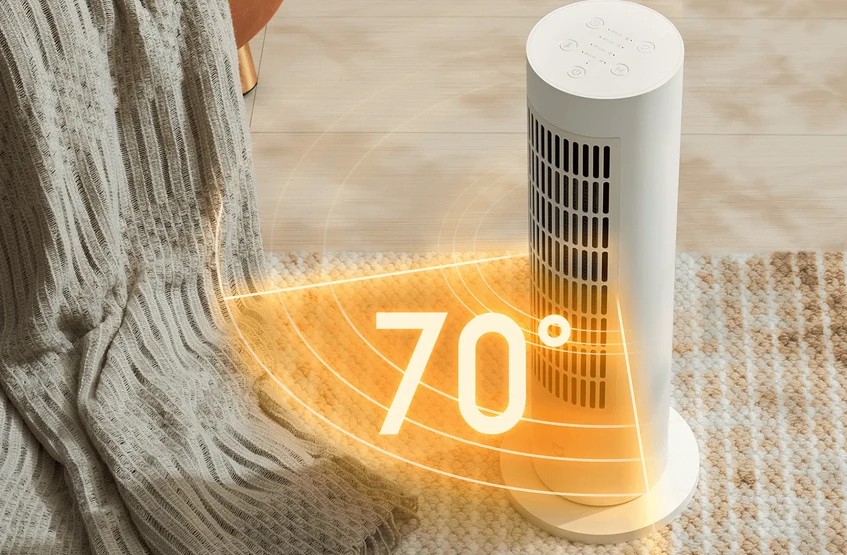 Šildytuvas Xiaomi Smart Tower Heater Lite BHR6101EU, Baltos spalvos