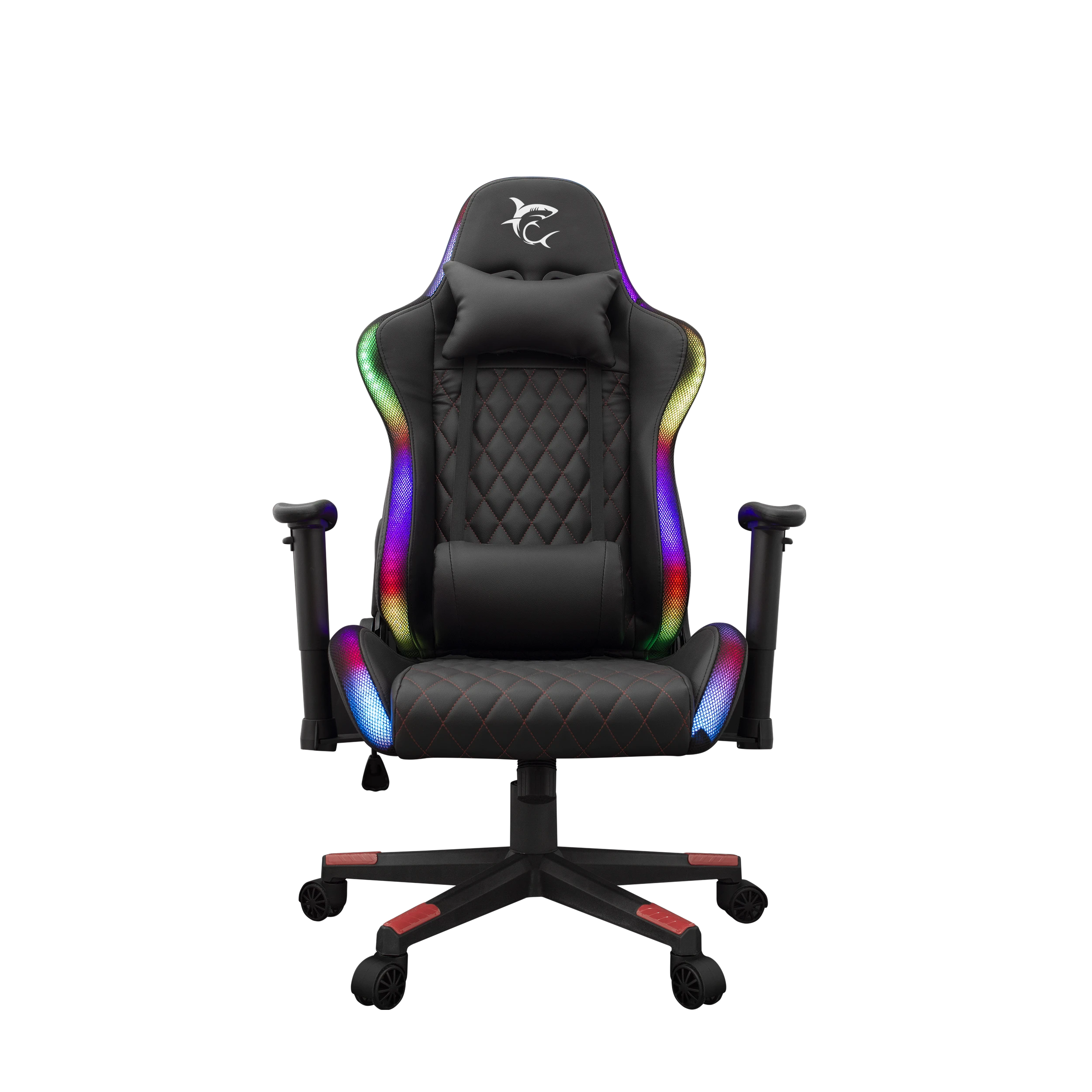 Žaidimų kėdė White Shark Thunderbolt RGB GC-90042 Gaming Chair, Juoda