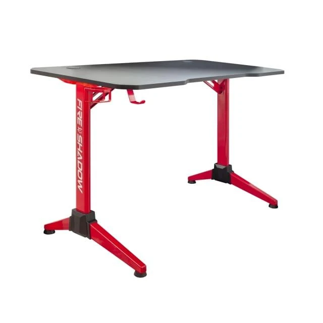 Žaidimų stalas White Shark FIRE SHADOW Gaming Desk, su RGB pašvietimu