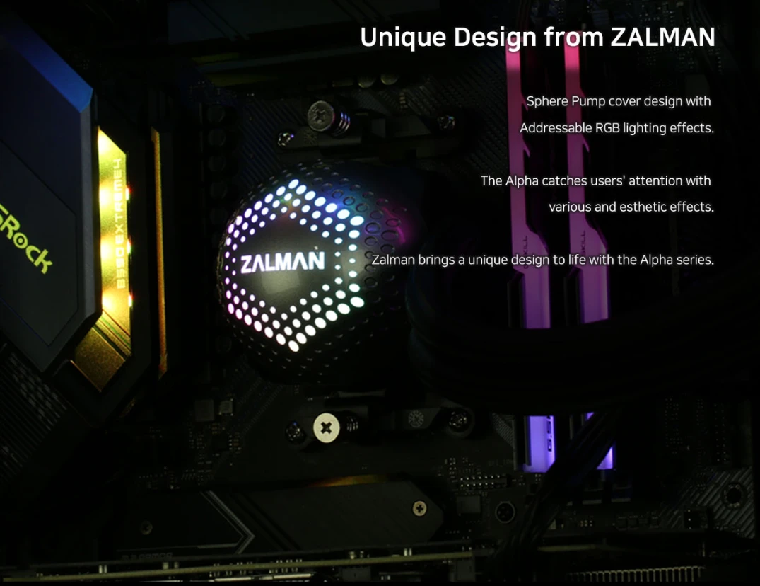 Zalman Alpha 28 280mm Baltas