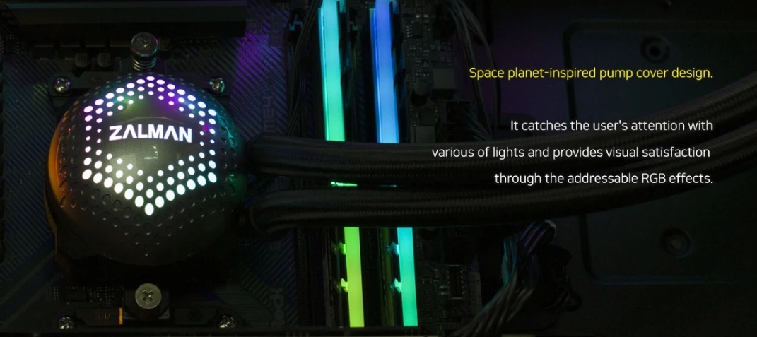 Zalman Alpha 28 280mm Baltas