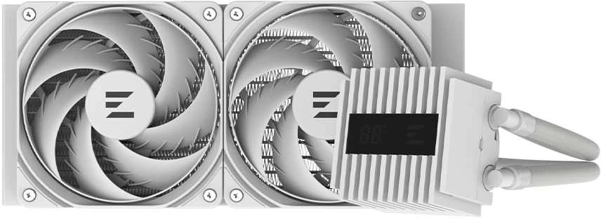 Zalman ALPHA2 A24 baltas aušintuvas su skaitmeniniu ekranu