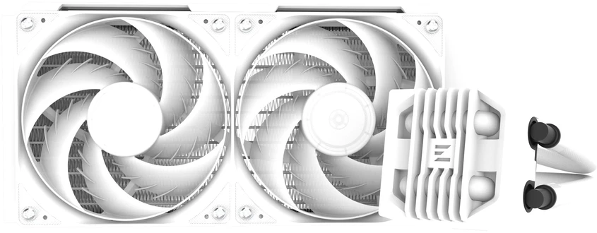 Zalman „Alpha2 se a24 wh 240 mm“ procesoriaus skysčio aušintuvas su vandens aušinimu