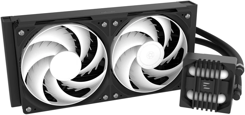 Zalman „Alpha2 se a24 bl 240 mm“ procesoriaus skysčio aušintuvas su vandens aušinimu