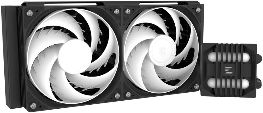 Zalman „Alpha2 se a24 bl 240 mm“ procesoriaus skysčio aušintuvas su vandens aušinimu
