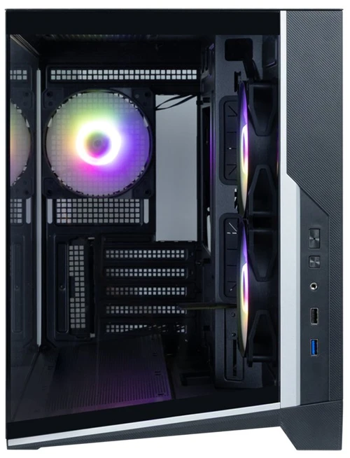 Zalman D30, mATX Mini Tower PC Case, 3 x 120mm ARGB Fans, Juodas