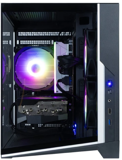 Zalman D30, mATX Mini Tower PC Case, 3 x 120mm ARGB Fans, Juodas