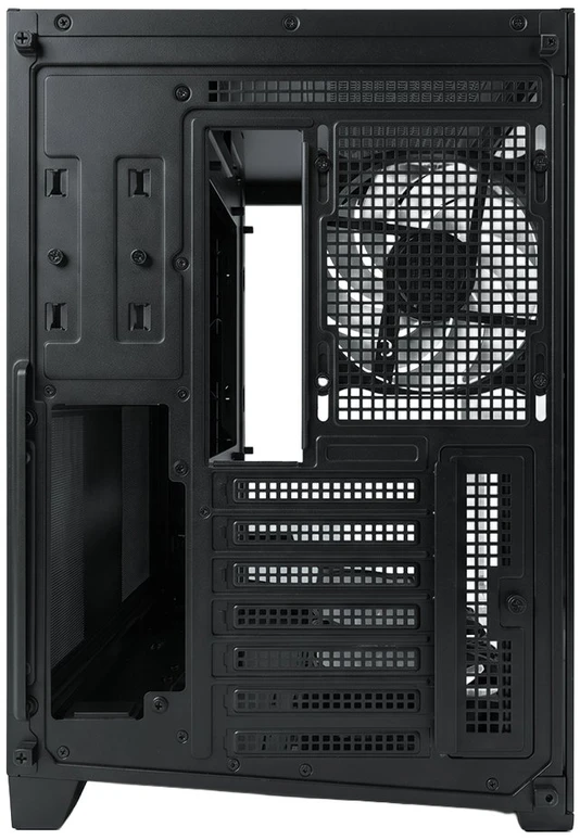 Zalman D40F, ATX Mid Tower PC Case, 7 x 120mm FRGB Fans, Juodas
