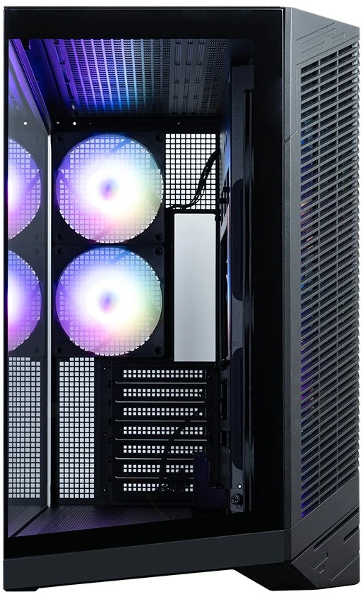 Zalman D50, ATX Mid Tower PC Case, 3 x 120mm Fans, Juodas