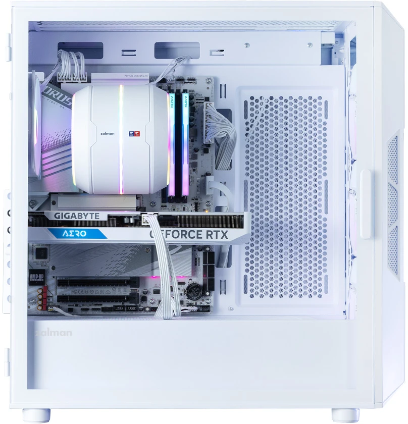 Obudowa Zalman I3 Neo v2 ARGB balta