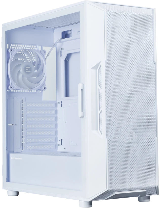Zalman I3 NEO V2, Midi Tower, PC, Baltas, ATX, Mini-ITX, micro ATX, Steel, Tempered glass, Acrylonitrile butadiene styrene (ABS), 16 cm