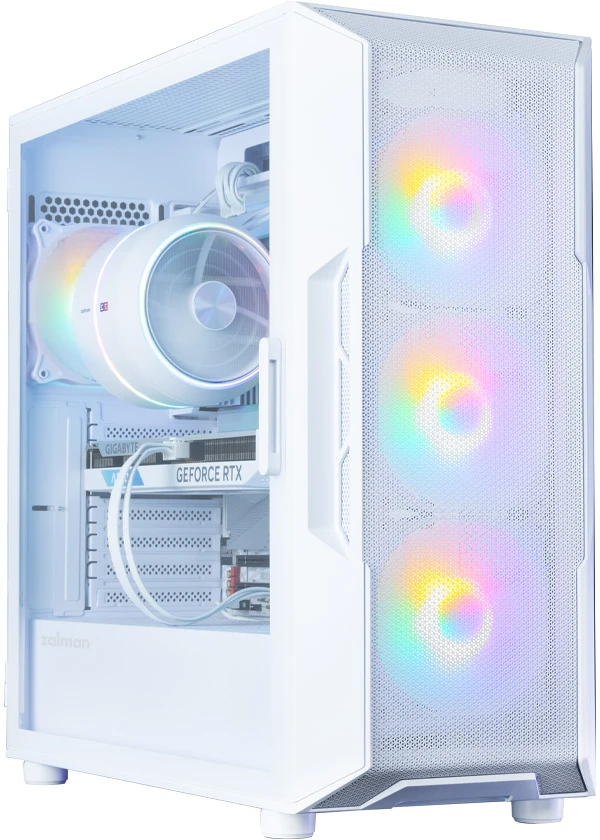 Zalman I3 NEO V2, Midi Tower, PC, Baltas, ATX, Mini-ITX, micro ATX, Steel, Tempered glass, Acrylonitrile butadiene styrene (ABS), 16 cm