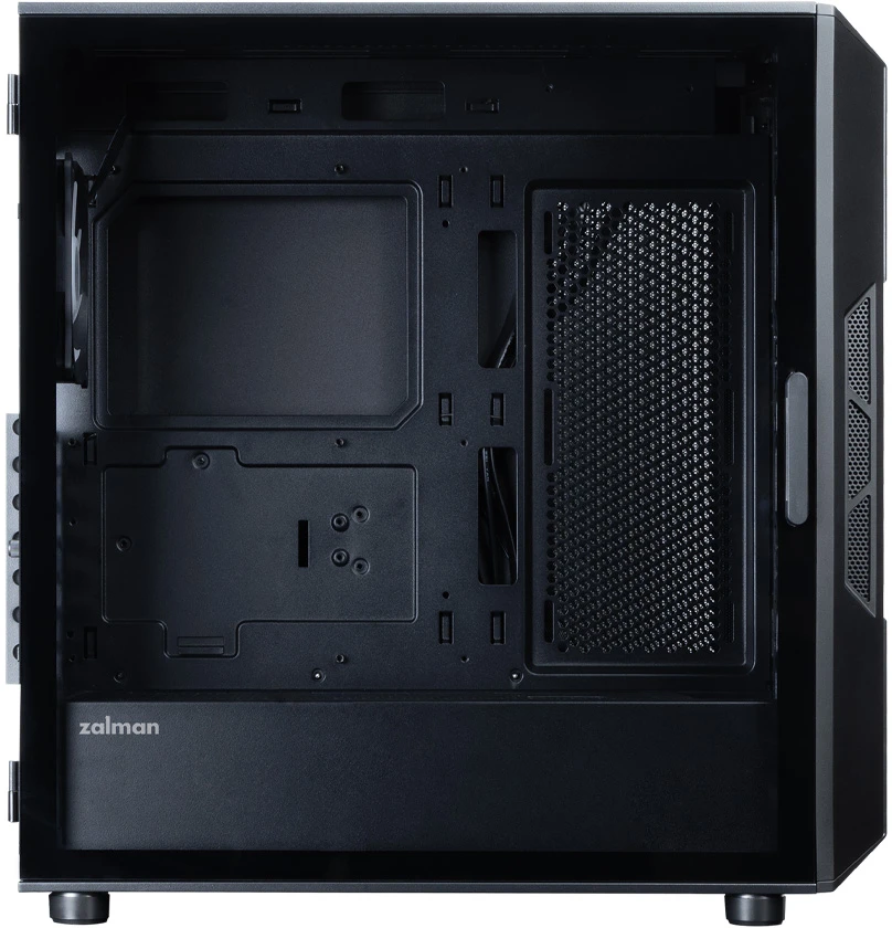 Zalman i3 NEO V2 Juodas kompiuterio korpusas Mid Tower juodos spalvos, Midi Tower, PC, juoda, ATX, Mini-ITX, micro ATX, plienas, grūdintas stiklas, akrilnitrilo butadieno stirenas (ABS), 16 cm