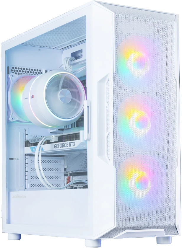 Zalman I3 NEO V2, Midi Tower, PC, Baltas, ATX, Mini-ITX, micro ATX, Steel, Tempered glass, Acrylonitrile butadiene styrene (ABS), 16 cm