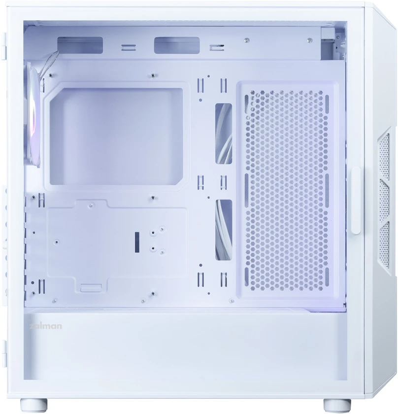 Zalman I3 NEO V2, Midi Tower, PC, Baltas, ATX, Mini-ITX, micro ATX, Steel, Tempered glass, Acrylonitrile butadiene styrene (ABS), 16 cm