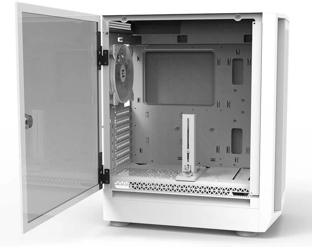 Zalman i6, baltas, RGB ventiliatorius x4 T/G