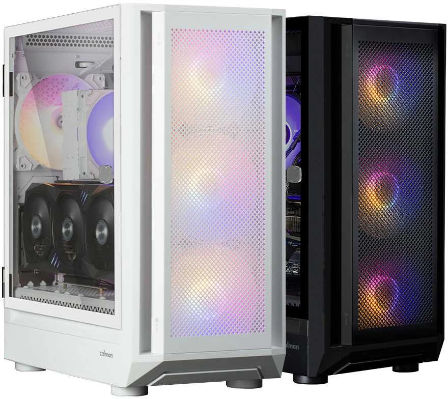 Zalman i6, baltas, RGB ventiliatorius x4 T/G