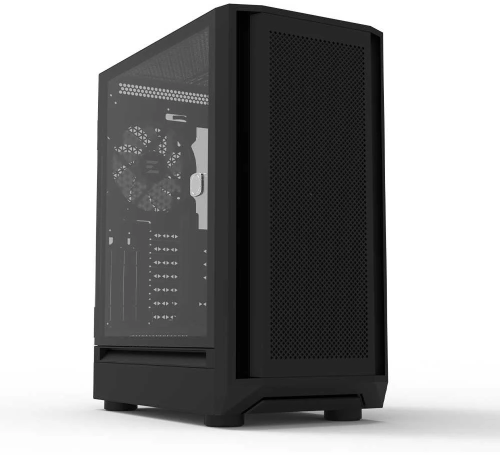 Zalman i6 juodas, RGB ventiliatorius x4 T/G
