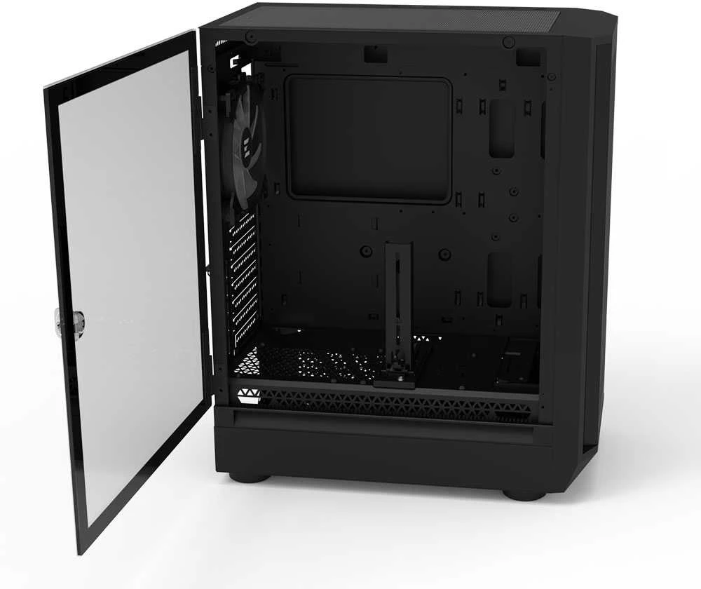Zalman i6 juodas, RGB ventiliatorius x4 T/G
