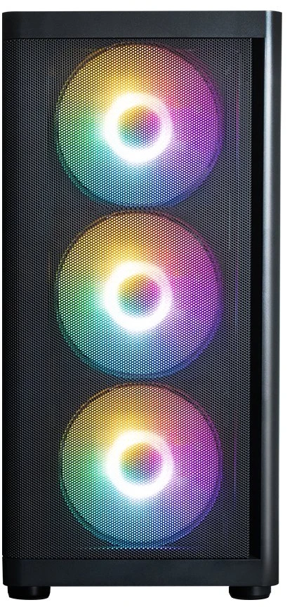 Zalman M4 SE, mATX Mini Tower PC Case, 6 x 120mm FRGB Fans, Juodas