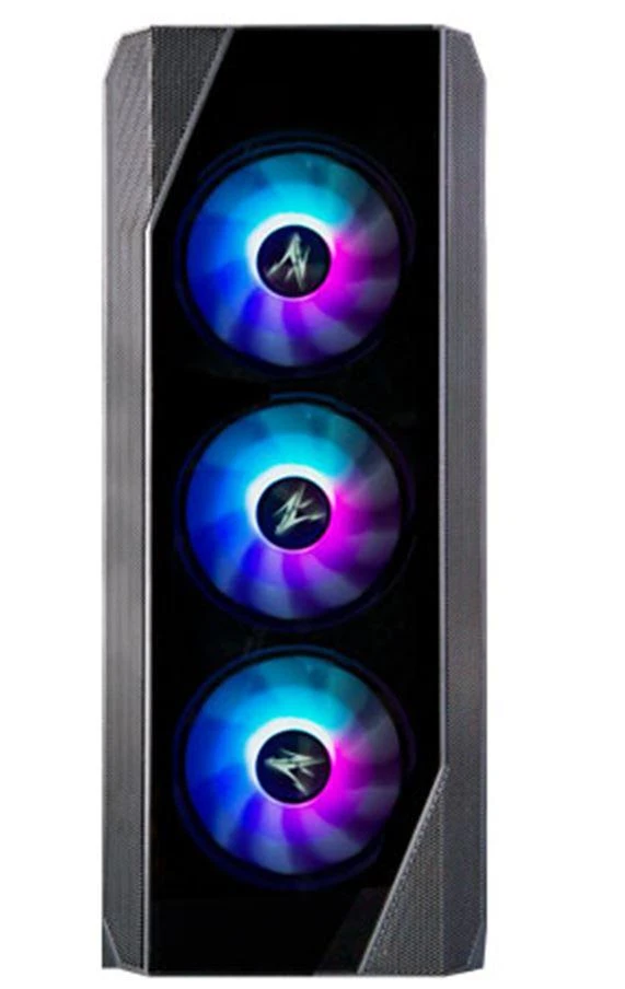 Zalman N5 TF ATX, RGB ventiliatorius x4, T/G