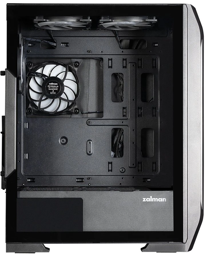 Zalman N7 PLUS V2, ATX Mid Tower PC Case, 6 x 120mm RGB Fans, 1 x 120mm Fan, Juodas