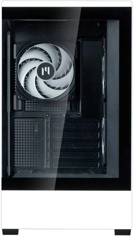 Zalman P30 PC-case, Mini-Tower, mATX, Tempered Glass - juodas baltas