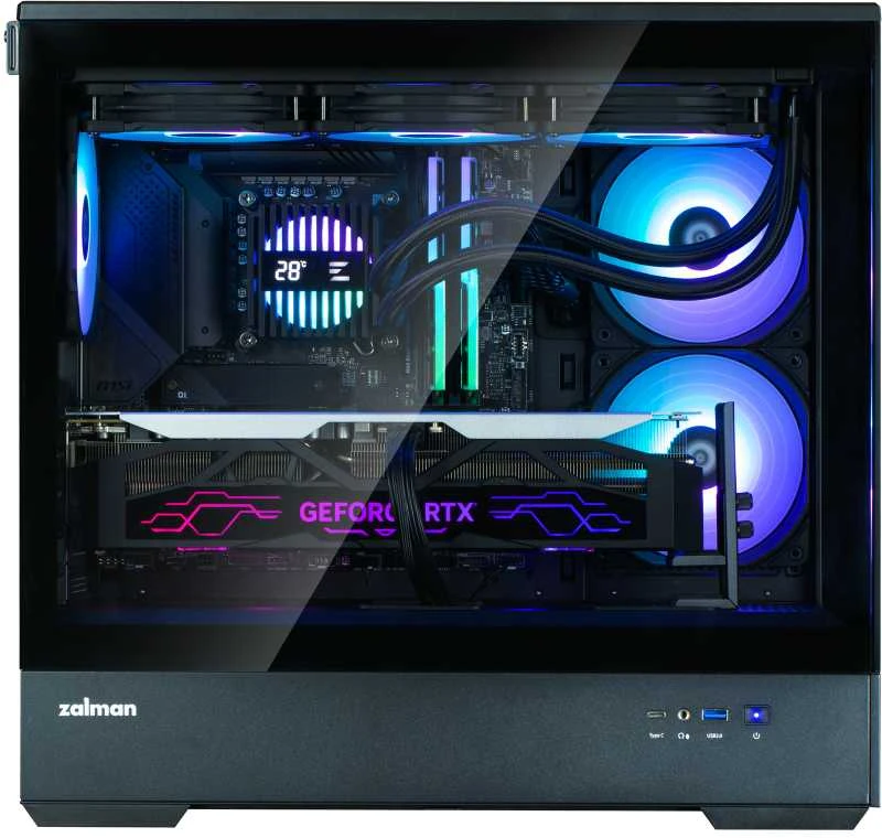Korpusas Zalman P30 Juodas V2