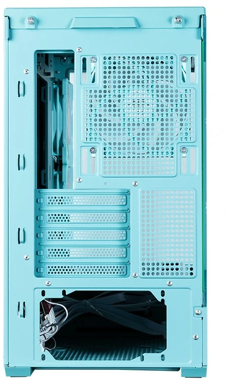 Zalman P30 V2, mATX Mini Tower PC Case, 3 x 120mm ARGB Fans, Mint