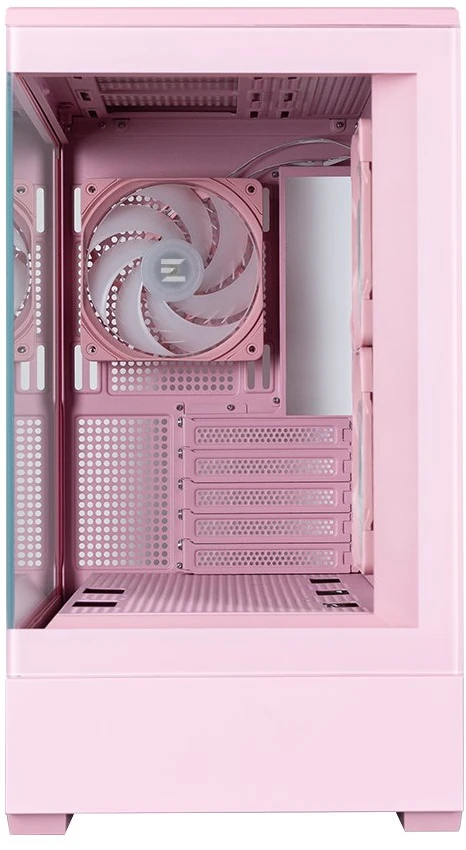 Zalman P30 V2, mATX Mini Tower PC Case, 3 x 120mm ARGB Fans, Rožinė