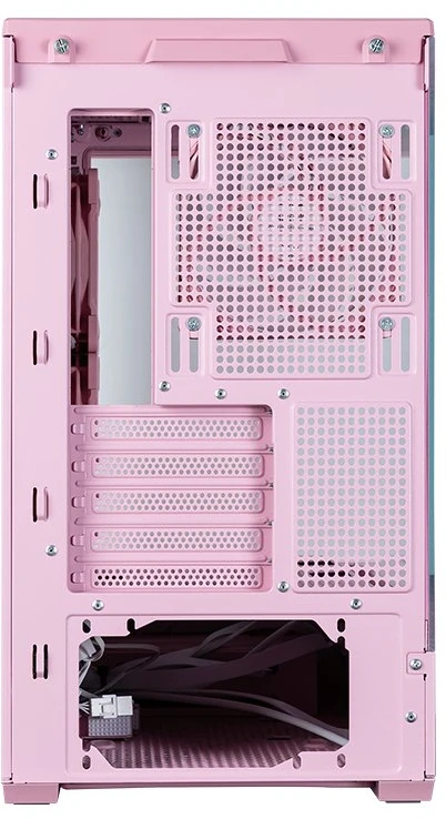 Zalman P30 V2, mATX Mini Tower PC Case, 3 x 120mm ARGB Fans, Rožinė