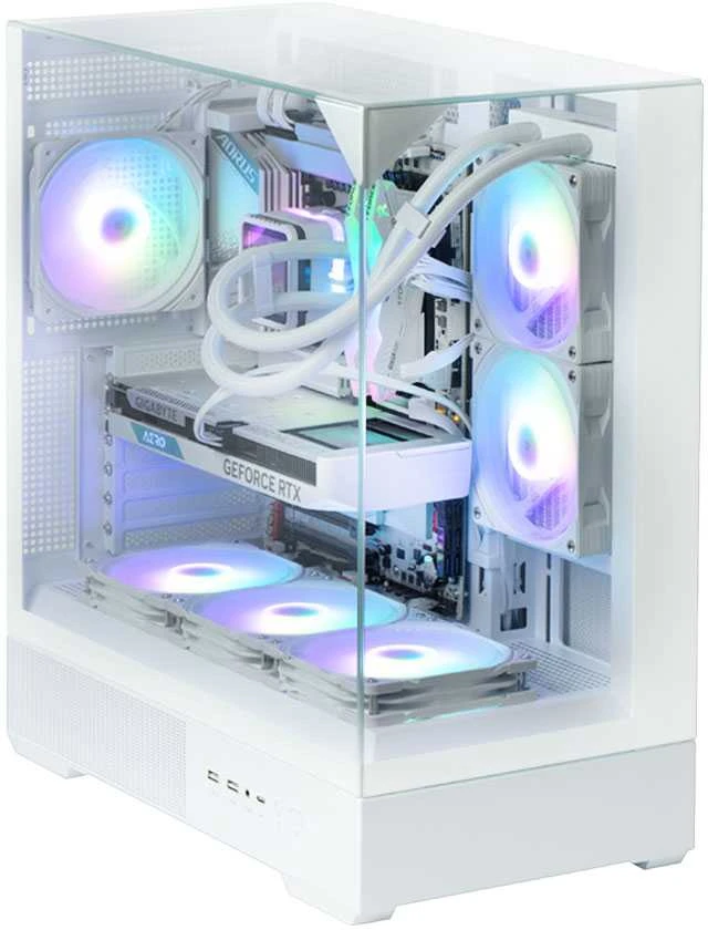 Kompiuterio korpusas Zalman P40 Prism, Mid-Tower, Baltas