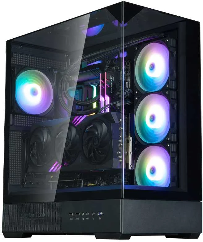 Kompiuterio korpusas Zalman P40 Prism, Mid-Tower, Juodas