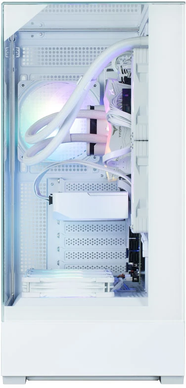Zalman „Obudowa p40 prism plus“ vidutinio dydžio bokštas, baltas