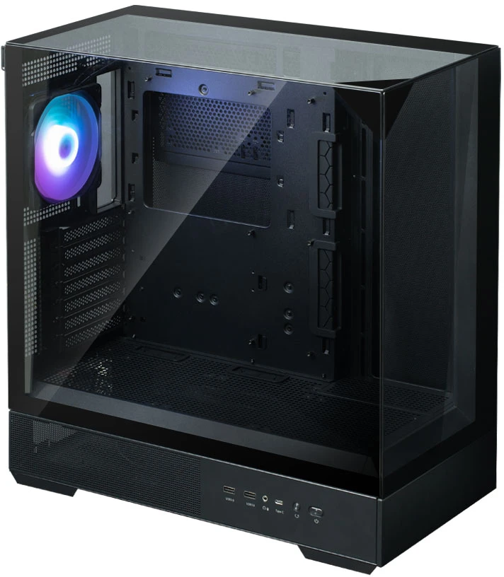 Zalman „Obudowa p40 prism plus“ vidutinio dydžio bokšto tipo kompiuteris, juodas