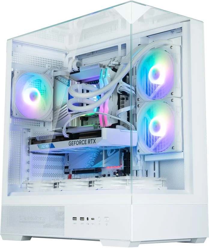 Zalman „Obudowa p40 prism plus“ vidutinio dydžio bokštas, baltas