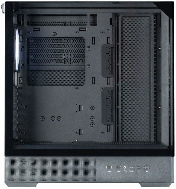 Zalman „Obudowa p40 prism plus“ vidutinio dydžio bokšto tipo kompiuteris, juodas