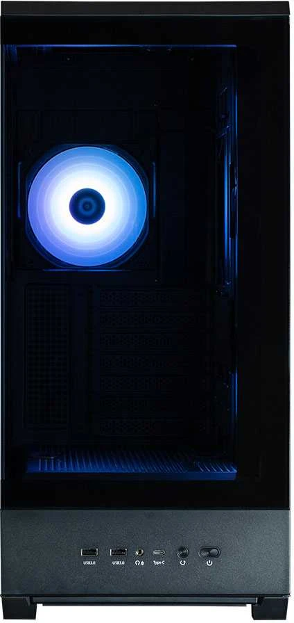 Zalman P50 DS kompiuterio korpusas, Midi-Tower, ATX, RGB, grūdintas stiklas - juodas