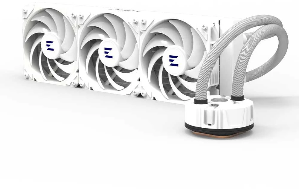 Vandens aušinimas Zalman Zalman Reserator5 Z36 ARGB Procesorius Viskas viename skysčio aušintuvas 12 cm Baltas