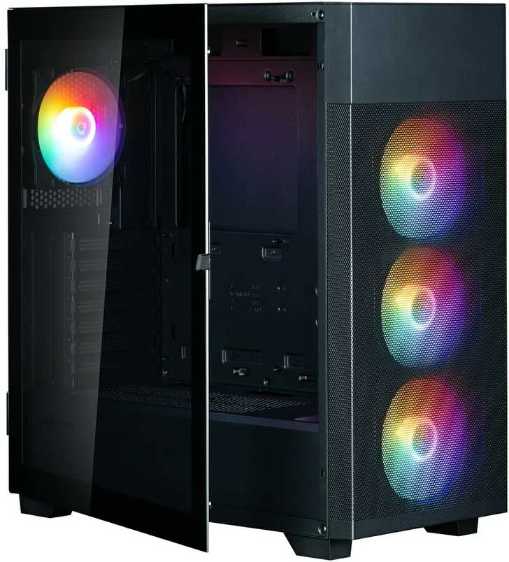 Zalman S5 NEO Juodas ATX vidutinio dydžio bokšto FRGB ventiliatorius x4 korpusas