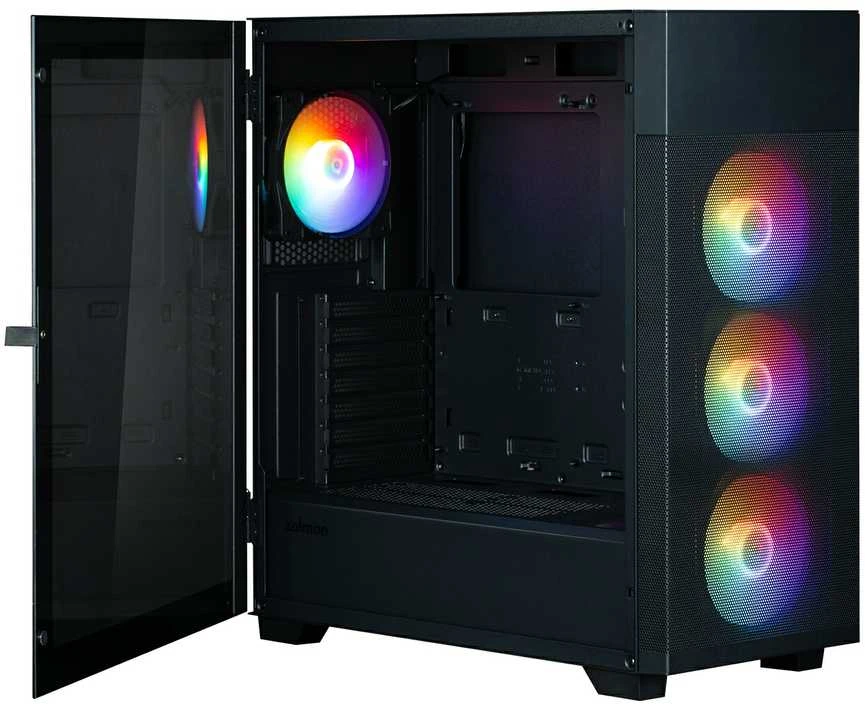 Zalman S5 NEO Juodas ATX vidutinio dydžio bokšto FRGB ventiliatorius x4 korpusas