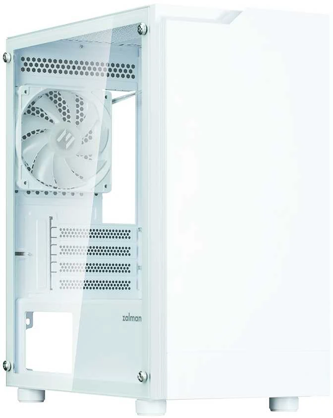 „Zalman T4 Plus Baltas Mini Tower“ korpusas, 120 mm ARGB ventiliatorius x1