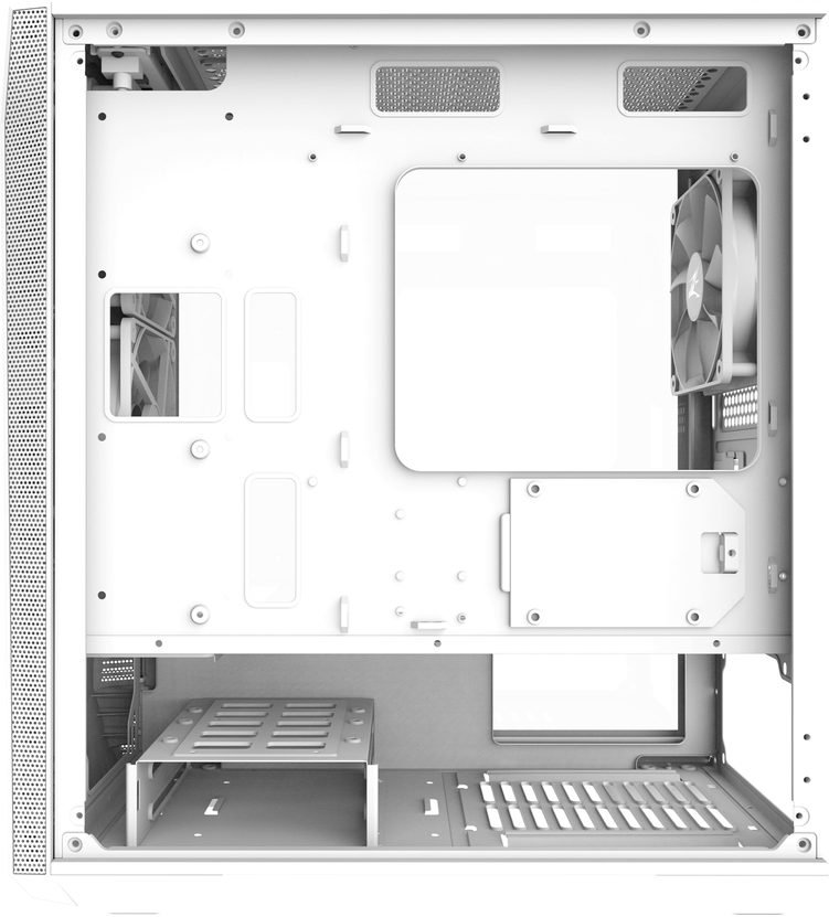 Zalman Z1 Iceberg Baltas mATX / Mini-ITX