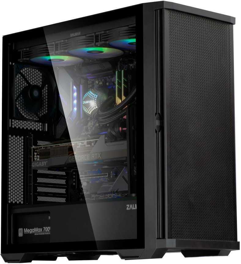 Zalman Z10 ATX Juodas Fan x4