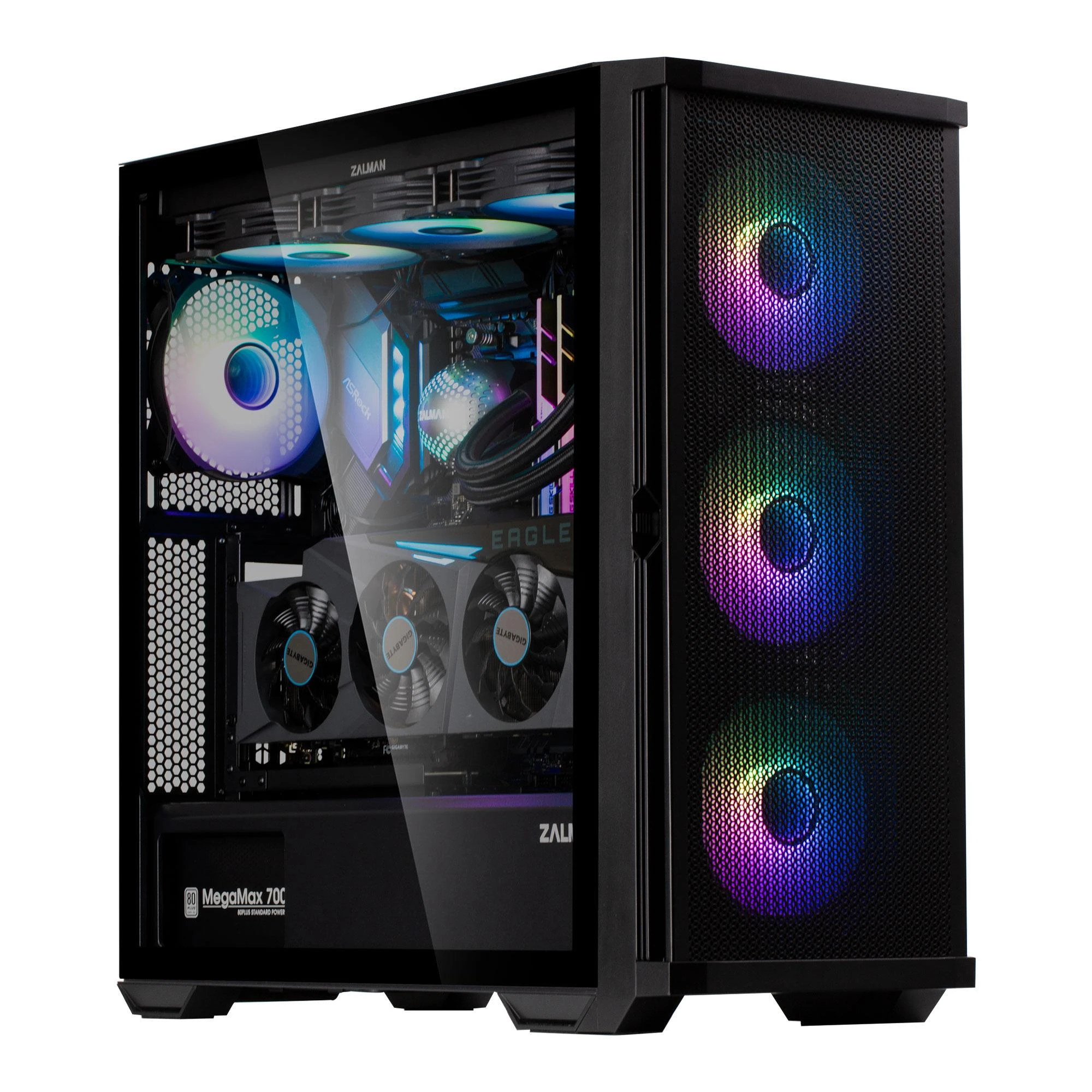 Kompiuterio korpusas Zalman Z10 DUO, Juodas