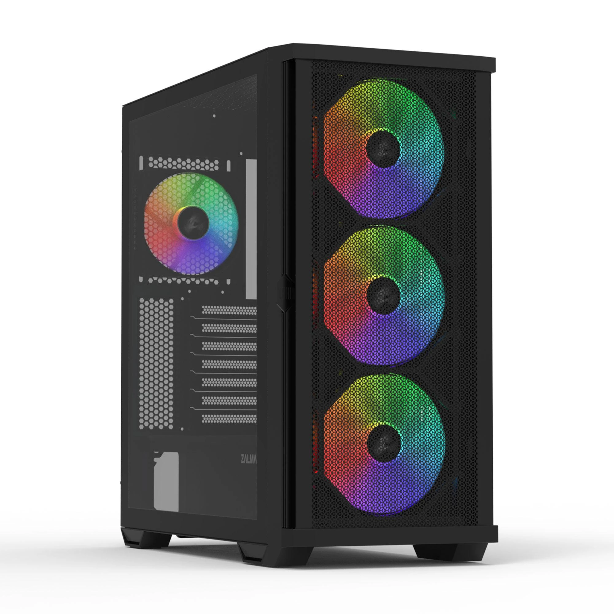 Zalman Z10 plus atx mid tower korpusas 140mm argb x4 ventiliatorius