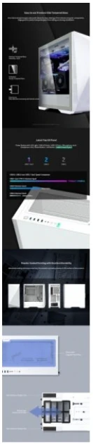 Zalman Z9 Iceberg ATX, baltas