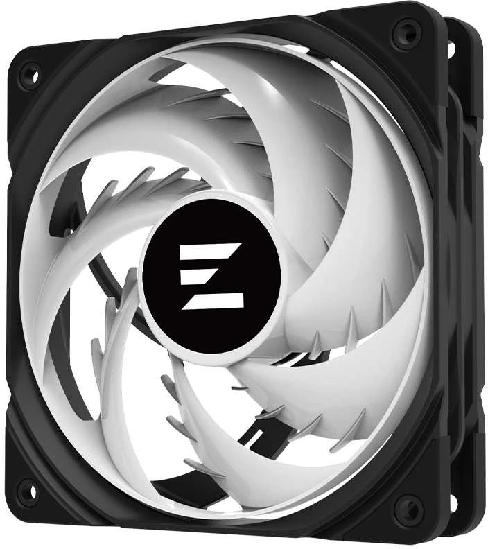 Zalman ZM-AF120 ARGB ventiliatorius su balta sparnuote