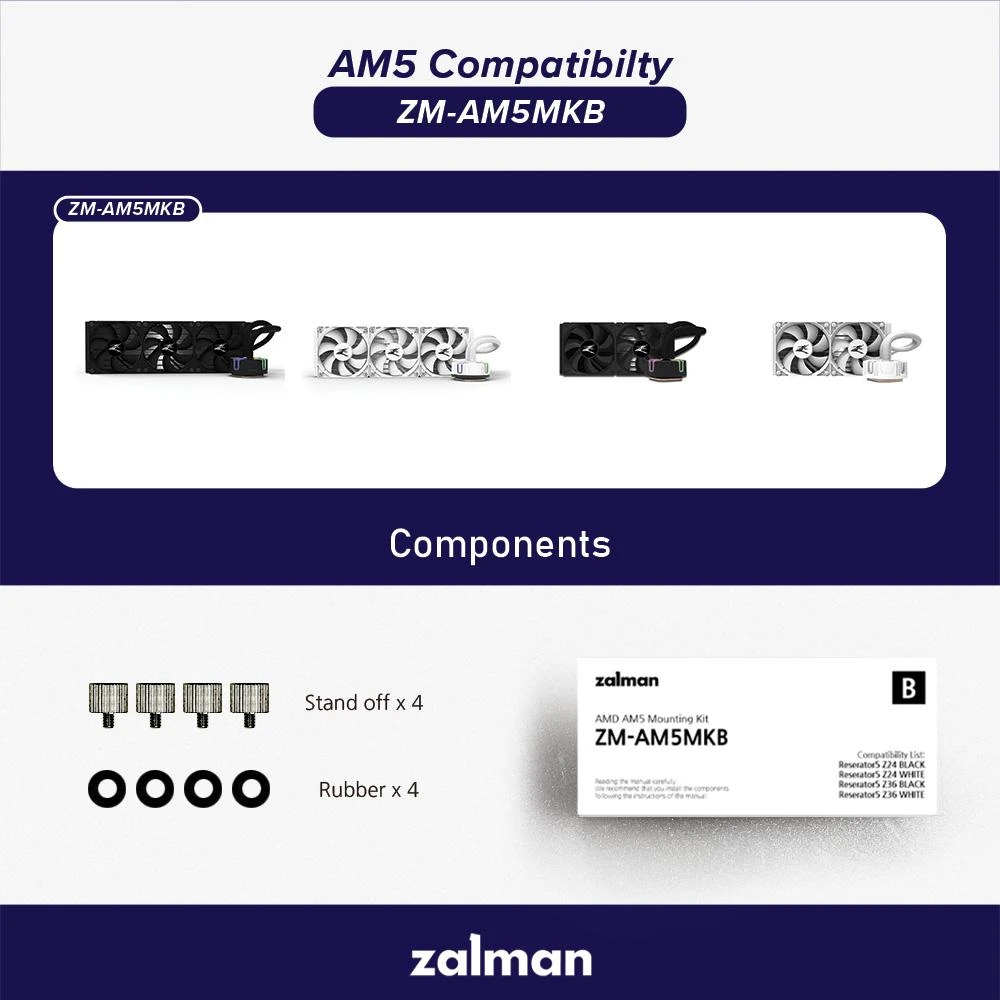 Zalman ZM-AM5MKB AMD tvirtinimo komplektas